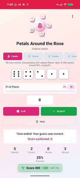 Petals Logic gameplay screen